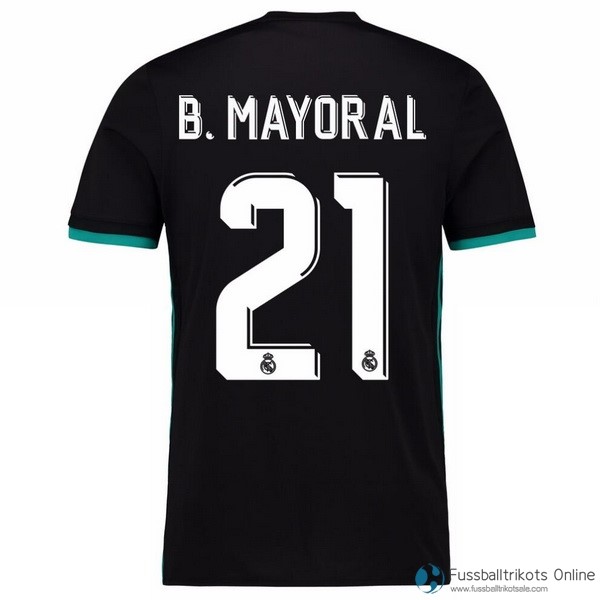 Real Madrid Trikot Auswarts B.Mayoral 2017-18 Fussballtrikots Günstig